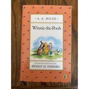Winnie-The-Pooh By A.A. Milne Paperback Book With Illustrations By Ernest H. She